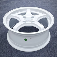 Jantes X-RIMS Smart White Motorsport Nouveau design 16x7 4x100 Jantes en alliage d'aluminium de 16 pouces avec 40mm ET et 100mm PCD