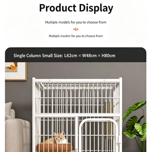<b>Cat</b> <b>Cage</b> <b>Cat</b> Villa Home Indoor With Toilet Extra Large Free Space <b>Cat</b> Nest <b>Cat</b> House - Product Image 6
