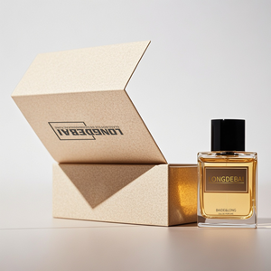Luxury Crimp Square Transplant Perfume Spray Glass <b>Bottle</b> Manufacturers 50ml 100ml Empty Glass Perfume <b>Bottle</b> with Box - Product Image 3