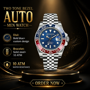 Two Tone Bezel Watches 40mm Rotating Bezel Men's Mechanical Watch Sapphire Glass Top Brand 100M Waterproof Watch Business Men - Product Image 3