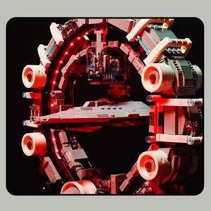 Ensemble de jouets Suspension Maglev Magnetic <span class=keywords><strong>Force</strong></span> Interstellar <span class=keywords><strong>STAR</strong></span> Space Battleship Spaceship Assembling Building Blocks <span class=keywords><strong>Wars</strong></span> - Product Image 3