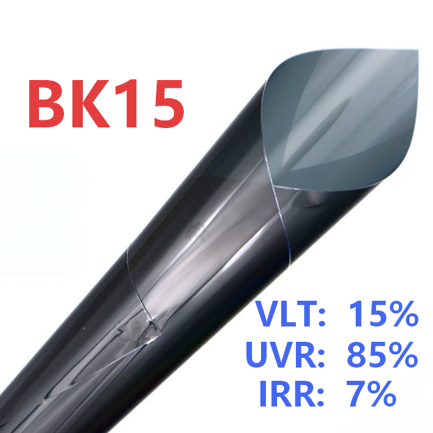15% VLT - Dark Black