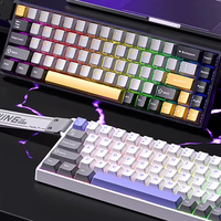 Clavier de jeu magnétique à effet Hall filaire AULA WIN60 60% avec déclenchement rapide, taux de polling de 8000 Hz, RVB et touches interchangeables à chaud