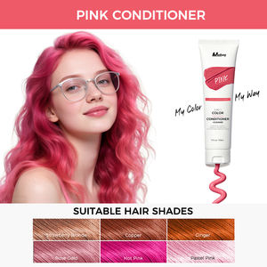 Rosa Semi-Permanente Haarfarbe Conditioner, Rohstoff & Formel, Farb-Conditioner Aufbauende Haarmaske für Alle Haartypen - Product Image 4