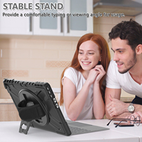 Pour Microsoft Surface Pro 11 10 9 8 7 6 5 4 étui de protection robuste étui à coins renforcés avec support