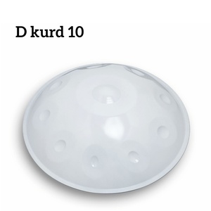 Jello Z-2 22-Inch Handmade Than Hồng Thép Trắng Handpan Cổ Điển Biểu Tượng Tùy Chỉnh 10 Ghi Chú D Kurd Quy Mô Thép Không Gỉ Lưỡi Cụ - Product Image 3