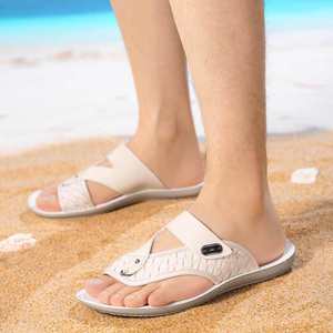 Sandales d'été décontractées pour hommes, respirantes, à enfiler, à semelle souple, grande taille, à bout ouvert, pour la plage - Product Image 2