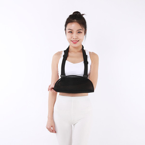 Breathable Mesh Arm <b>Sling</b> For <b>Shoulder</b> Neck Wrist Support Unisex Large Size Black Gray - Product Image 4