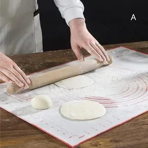 golden supplier food grade dumpling dough rolling mat reusable silicone pastry mat silicone mat for kneading