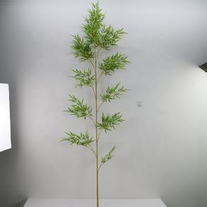 Tiges de <span class=keywords><strong>bambou</strong></span> artificielles dorées de luxe avec tronc naturel, art décoratif de jardin, points d'accentuation pour les arrangements en gros - Product Image 5