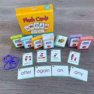 Carte Flash pour enfants, nouveau jouet éducatif d'apprentissage <span class=keywords><strong>de</strong></span> <span class=keywords><strong>l</strong></span>'<span class=keywords><strong>anglais</strong></span>, 220 pièces - Product Image 2