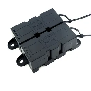 Ônibus Caminhão Veículo Automóvel Bolt Down Tipo Preto ANM ANM-H MEGA Fuse Holder Box Block