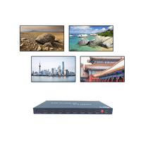 4 4 pour 2.0 Matrix 4K60Hz, construction métallique, mémoire de mise en veille, conception basse consommation pour les centres de commande et salles de contrôle 24/7