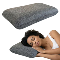 Oreiller portable en mousse à mémoire de forme, oreiller cervical orthopédique en mousse à mémoire de forme, soutient le cou et les épaules, soulage la douleur, oreiller ergonomique