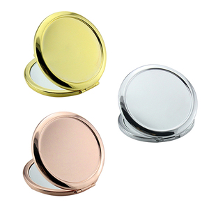 Miroir compact personnalisé en or, cadeau pour fête des 16 ans, souvenir de Quinceañera, cadeaux pour demoiselles d'honneur, 7 cm de diamètre - Product Image 5