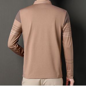 T-shirt de travail pour homme en gros, séchage rapide, manches longues, tissu tricoté, polo personnalisé pour le printemps - Product Image 4