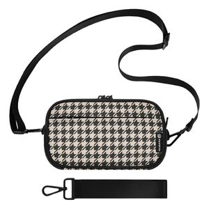 Nuevo Bolso Bandolera Transparente de PVC con Diseño Clásico a Cuadros, Ligero y Portátil, con Cierre de Cremallera y Correa para el Hombro - Product Image 1