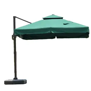 Aus gezeichnete große Outdoor-Seitens tange Roma Gartens chirm Double Top