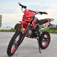 Moto Cross 110cc 125cc 150cc 4 Temps Tout-Terrain pour Adultes, Démarrage au Pied et Électrique, 2 Roues