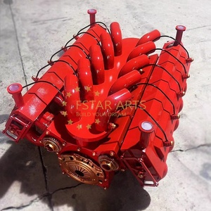 <span class=keywords><strong>Bloc</strong></span> <span class=keywords><strong>moteur</strong></span> industriel <span class=keywords><strong>Table</strong></span> <span class=keywords><strong>basse</strong></span> Vintage métal voiture <span class=keywords><strong>moteur</strong></span> meubles pour Bar KTV Restaurant Steampunk décor à la maison - Product Image 2