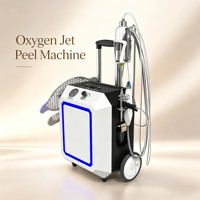 Nouvelle conception professionnelle, appareil de soin de la peau 3 en 1, anti-âge, nettoyage en profondeur, utilisation en salon, machine à jet d'oxygène, directement de l'usine