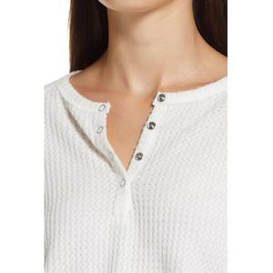 Girls <b>White</b> Waffle Knit <b>Long</b> <b>Sleeve</b> <b>T</b> <b>Shirts</b> Basic Blank Boyfriend Polyester Rayon Pullover Women Knitted Top Over Size - Product Image 5