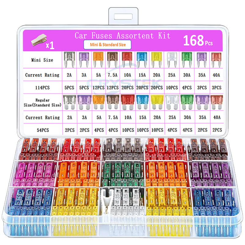 168 pièces Mini et Standard