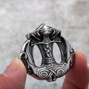 Collar Unisex con Colgante de Ancla de Acero Inoxidable Estilo Nórdico Retro, Diseño Geométrico, Joyería de Regalo, Complemento de Moda - Product Image 2