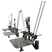 Máquina de remo con carga de placas para gimnasio, máquina de remo extrema para pecho, espalda, brazos y hombros