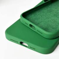 Fabricant Chinois de Coques de Téléphone Personnalisées Antichoc en Silicone Liquide pour iPhone 15 Pro Max, Coque en Silicone avec Doublure et Logo Personnalisé
