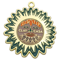 Médailles de sport en cuivre antique à prix d'usine avec logo personnalisé, artisanat métallique