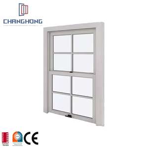 Changhong kính cường lực đơn treo cửa sổ dọc trượt cửa sổ upvc cửa sổ kính <span class=keywords><strong>pvc</strong></span> cửa sổ - Product Image 5