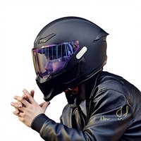 Casque de moto ABS certifié 3C, personnalisé, rétro, intégral, été, protection solaire, respirant, unisexe