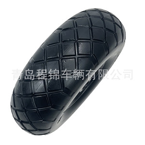 Pneu en mousse PU solide Qingdao Chengjin 300-4 pour véhicules utilitaires - Product Image 4