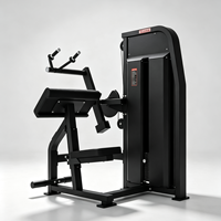Máquina de Extensión de Tríceps Comercial de Acero, Plataforma Estable, Equipo Profesional para Entrenamiento de Brazos y Fuerza