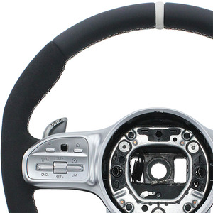 Volant en cuir Alcantara pour <span class=keywords><strong>Mercedes</strong></span>-Benz AMG <span class=keywords><strong>GLA</strong></span> X164 A200 E350 W219 2010 - Product Image 4