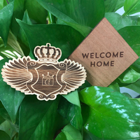 Nichen One Anpassbare RFID Mini-Tags Wasserdichte Holz-Schlüsselkarten Hotel-Chip Geschäftsgebrauch NFC Holz-NFC-Zugangskarte