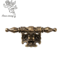 H9025-1 Asa de ataúd de aleación de zinc, herrajes para ataúd, suministros funerarios, decoración de ataúd, accesorios de entierro metalizados, fabricante
