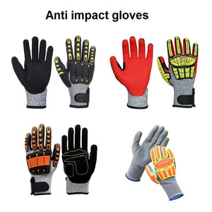 Logotipo personalizado Gris Negro PU Recubierto Anti Corte Resistente Nivel 5 Ant No Cut Guante Anti-Corte Guantes de construcción anticorte para carpintero - Product Image 6