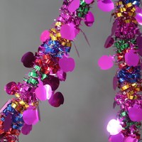 Bestseller Herzförmige Festoon-Girlande mit Glitzer in Verschiedenen Farben Hängende Fransen-Girlande für Weihnachten Silvester Party Feier Dekoration