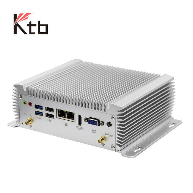 KTB 726-8U CE EN50155 Intel 4th I3/i7 I5-4278U Barebone System Office Desktop Computer NUC Industrial Fanless Embedded Mini Pc