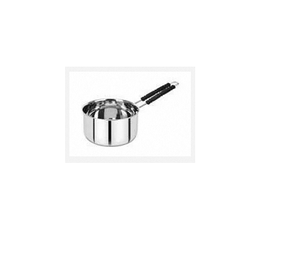 Stainless Steel Indian Saucepan Induction Bottom Thick Base Heavy Gauge Construction Ergonomic <b>Handle</b> - Product Image 3