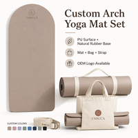 Tapis de yoga personnalisé en caoutchouc naturel PU avec sac, antidérapant, écologique, fabricant de tapis de yoga avec logo personnalisé pour les marques de yoga