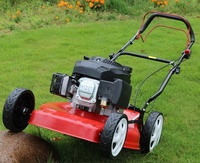 Tondeuse à gazon autotractée à essence quatre temps pour usage domestique, tondeuse à gazon agricole haute performance, petite tondeuse à gazon électrique
