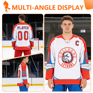 Maillot de hockey Puck Pros Suède 100% polyester imprimé par sublimation respirant séchage rapide unisexe adulte <span class=keywords><strong>XL</strong></span> - Product Image 3