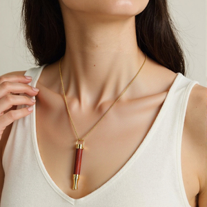 Colliers pendentifs en acier inoxydable avec Ayatul arabe <span class=keywords><strong>pour</strong></span> la méditation et la <span class=keywords><strong>respiration</strong></span>, soulagement du stress, 2026 - Product Image 5