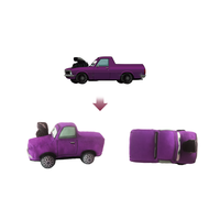Jouets de véhicules en peluche OEM/ODM conçus selon vos dessins, cadeaux pour enfants, jouets de voiture en peluche personnalisés