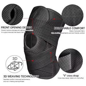 <span class=keywords><strong>Ginocchiere</strong></span> per menisco regolabile a compressione supporto ortopedico per il ginocchio con cintura ginocchiera - Product Image 2