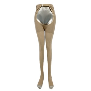<span class=keywords><strong>Collant</strong></span> Premaman a Compressione 15-20mmHg, Taglia Grande, Punta Chiusa, Tinta Unita, Jacquard Elasticizzato - Product Image 2