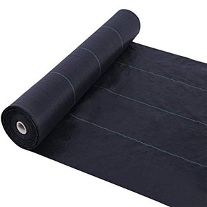 Toile de paillage en PP tissé pour serres industrielles / Tissu maillé de couverture du sol / Toile de paillage agricole en plastique noir pour jardinage - Product Image 5